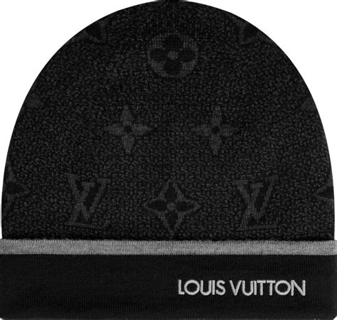 louis vuitton black beanie